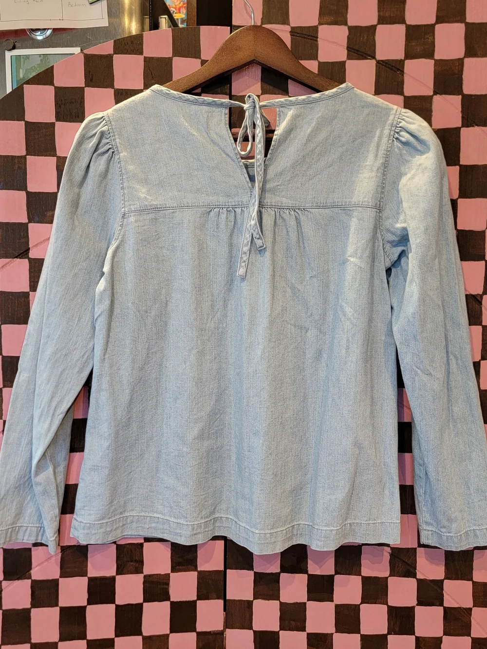 Madewell Denim Puff-Sleeve Shirt